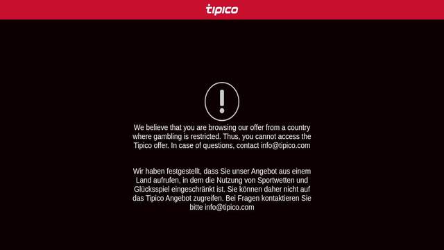 Tipico casino screenshot